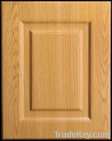 Sell Wooden Grain Kitchen Cabinet Doors with PVC Film