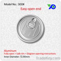 Sell 300# Aluminum easy open top lid