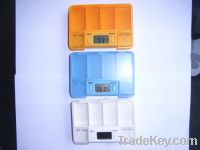 Sell 4compartments pill box, Multi-Alarm pill reminder box