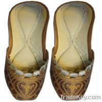 Indian khussa shoes, Womens heel slipper,