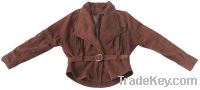Sell Womens Belted Suded Jacket