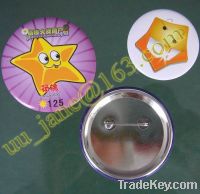 Sell customized fashion tin badge