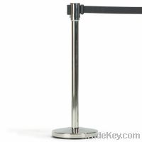 Sell Chrome Barrier Stanchion with Red Tape