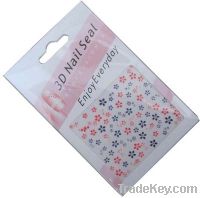 sell 3D nail stickers/sticker labels/sticker wall