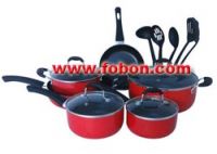Sell aluminum non-stick cookware set frypan saucepan sauce pot wok
