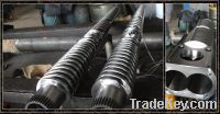 Sell 51-105 Conical Twin Screw and Barrel for Weber Extruder