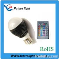 Sell 3w color changing rgb led bulb e27