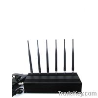 Sell 3G/4G High Power Cell phone Jammer with 6 Powerful Antenna