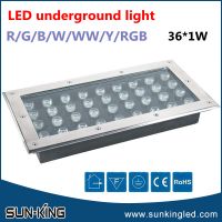 Top quality high efficiency lawn/paking lot recessed 36W led in-ground driveway light