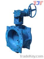 Flanged Eccentric Butterfly Valve With Gearbox operate