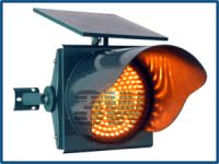 solar Traffic Flashing Warning Light