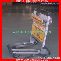 wheel steel airport baggage trolley