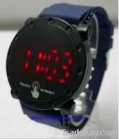 Popular promotional led mirror touch screen digital wrist watch LW0007