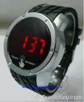 2012 Popular promotional led touch screen digital watch LW0017