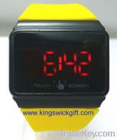 2012Fashion led jelly touch screen led watch LW0020