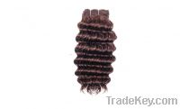 Sell Deep weave human hair weft /human hair extention/indian hair