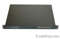 Sell Rackmountable 16 Port PoE Switch IEEE802.3AF