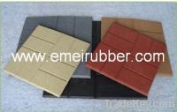 Sell swimming pool rubber tile  rubber paver