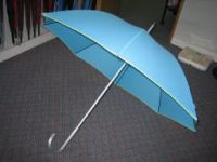 23" x 8 ribs hand open regular umbrella, aluminum shaft with handle