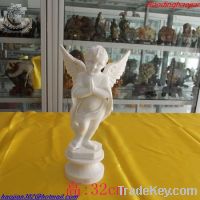 Sell height 32cm angel White Marble Stone Carving