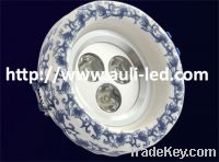 Sell 3W bule and white porcelain ceiling light