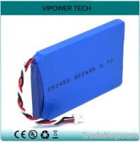 3.7V 800mAh Polymer Battery Pack Lithium Rechargeable Batteries 053450