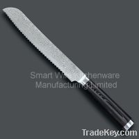 Sell Sharp damascus steel knives with serrated blade