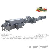 Sell vegetable fruits frozen processing line