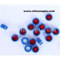 Sell Blue Screw Top Caps With Septa For 2MlL Autosampler Vials