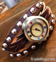Sell Wholesale - New Arrival Leather Band Watch Cow Leather Bracelet Watch