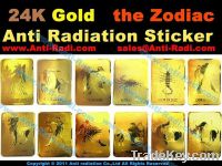 Sell 24K Gold Zodiact Anti Radiation Sticker