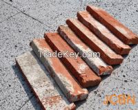 We supply LOWEST PRICES -- Old Red Brick Slices, Historical Brick, Antique Brick, Corner Brick.