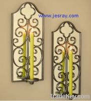 Sell Looking Glass Sconces Candle Holder Metal Craft Home Decoration