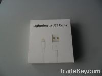 Sell Genuine 8pin iPhone 5 Lightning To USB Cable Retail packing