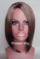 New Fashion Brown Natural Wig Hair Skin parting Celebrity Bog style (LW16 8)