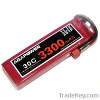 Sell 3300mah 30C lipo battery