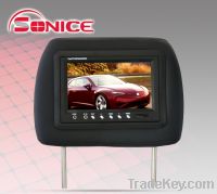 7" New Design Car TFT LCD Headrest Monitor Black Grey Beige SJ-207P