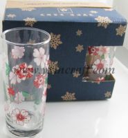 Sell color glass, glass cup with good quality