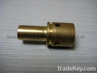 Sell machined brass thread  punched tube fittings/pipe