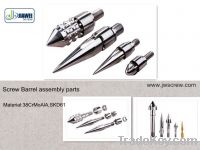 Assemble parts of screw barrel