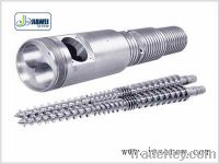 Sell PVC Counter-rotating Twin-screw Extruder Screws and Barrels