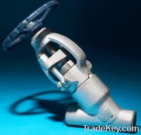 Sell pressure seal Y-pattern stop valve