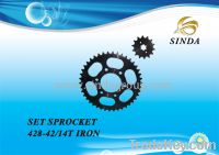 motorcycle chain & sprocket