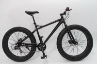 2014 All Black Beach Cruiser 19" Fat Tire Bike Fatboy Bicycle Big Tire Snow Bike