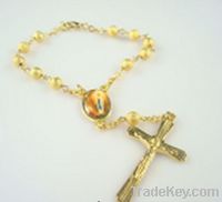 2012 hot!!! crystal rosary bracelet with cross