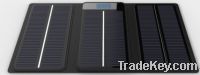 8000mAh ipad iphone solar charger with leather case
