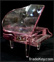 Crystal Piano Music Box For Gift (HXCC-001-7)