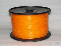 Sell high precision 0.02mm tolerance 1.75mm PLA orange filament for UP 3d printer