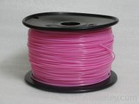 2015 hot selling ABS 1.75mm pink filament for Makerbot, UP.Afina 3d printer.