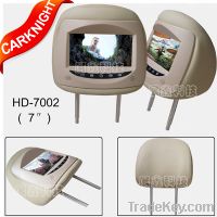 7'' headrest TFT-LCD monitors with touch button, HD7002
